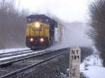 CSX 7711 westbound at MP 389